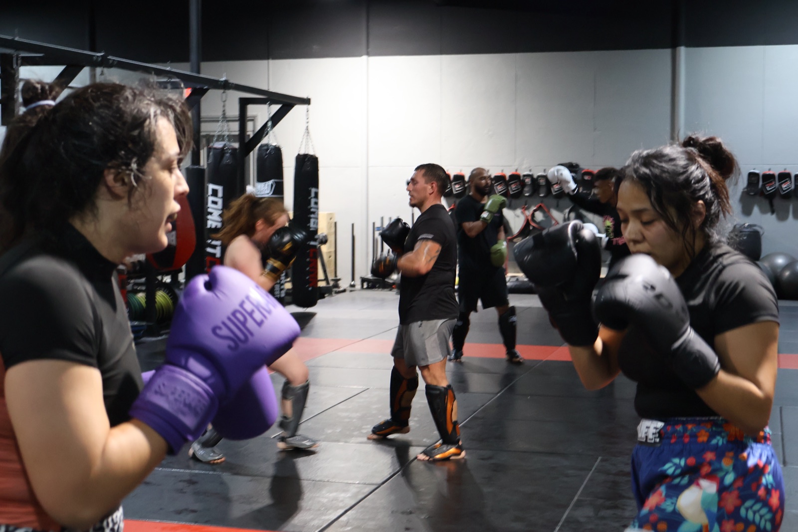 Muay Thai class at South Tampa Jiu-Jitsu & MMA